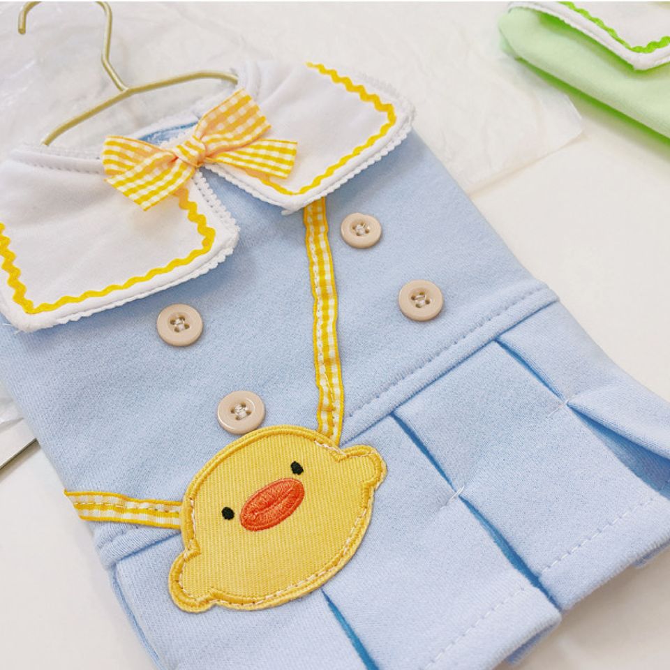 Blue Pleated Uniform Duck Skirt for Dogs - Bags to Bones