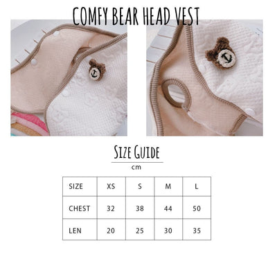 Brown Bear Embosed Vest - Bags to Bones